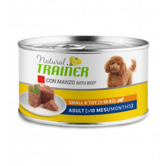 Trainer Sensitive no gluten Adult Dog Mini Beef konservuotas pašaras suaugusiems šunims mažų veislių, jautiena; 150g Trainer Sensitive no gluten Adult Dog Mini Beef konservuotas pašaras suaugusiems šunims mažų veislių, jautiena; 150g