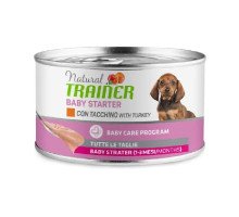 Trainer Natural Dog Baby Turkey konservuotas pašaras jauniems šuniukams, kalakutiena; 140g