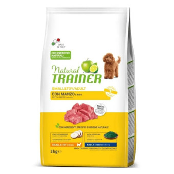Trainer Natural Adult Mini Beef sausas pašaras suaugusiems šunims mažų veislų, jautiena; 2kg, 7kg Trainer Natural Adult Mini Beef sausas pašaras suaugusiems šunims mažų veislų, jautiena; 2kg, 7kg