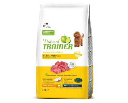 Trainer Natural Adult Mini Beef sausas pašaras suaugusiems šunims mažų veislų, jautiena; 2kg, 7kg