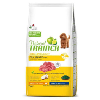 Trainer Natural Adult Mini Beef sausas pašaras suaugusiems šunims mažų veislų, jautiena; 2kg, 7kg Trainer Natural Adult Mini Beef sausas pašaras suaugusiems šunims mažų veislų, jautiena; 2kg, 7kg