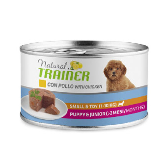 Trainer Natural Dog Puppy Junior konservuotas pašaras jauniems šuniukams, vištiena, kiauliena; 150g Trainer Natural Dog Puppy Junior konservuotas pašaras jauniems šuniukams, vištiena, kiauliena; 150g