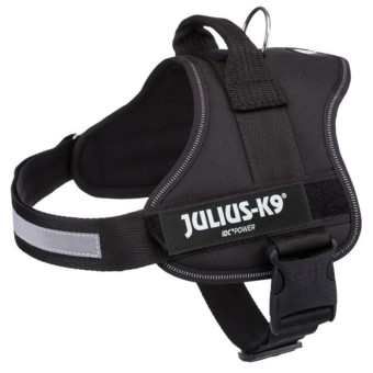 Julius K9 Powerharness petnešos šunims, juodos; M, L, XL, 2XL Julius K9 Powerharness petnešos šunims, juodos; M, L, XL, 2XL