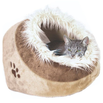 Trixie Minou Beige guolis urvas šunims ir katėms; 41x30x50cm Trixie Minou Beige guolis urvas šunims ir katėms; 41x30x50cm