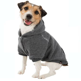 Trixie Be Nordic Flensburg Hoodie bluzonas šunims, pilkas; 27, 30, 33 Trixie Be Nordic Flensburg Hoodie bluzonas šunims, pilkas; 27, 30, 33