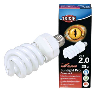 Trixie Sunlight Pro Compact UV lempa terariumui; 23W Trixie Sunlight Pro Compact UV lempa terariumui; 23W