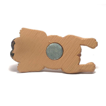 Magnetukas Prancūzų buldogas rudas; 5.2x2.7cm