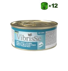 Vibrisse Tonno e Pesce Azzurro konservai su tunu ir melsvažuvėm katėms; 12x70g