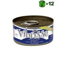 Vibrisse Ocean Fish konservuotas pašaras kačiukams, žuvis; 12x70g