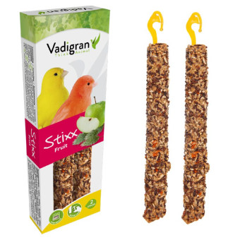 Vadigran Stixx Budgies Fruit skanėstas kanarėlems; 2vnt Vadigran Stixx Budgies Fruit skanėstas kanarėlems; 2vnt