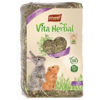Vitapol Vita Herbal šienas graužikams; 0.8kg, 1.2kg Vitapol Vita Herbal šienas graužikams; 0.8kg, 1.2kg