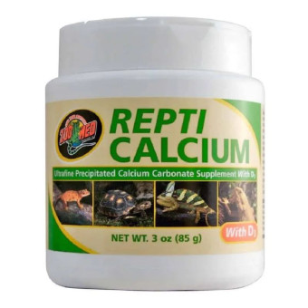 Zoo Med Repti Calcium kalcio papildas su D3 vitaminu reptilijoms; 85g Zoo Med Repti Calcium kalcio papildas su D3 vitaminu reptilijoms; 85g